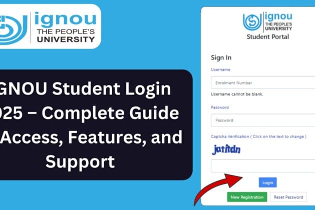 IGNOU Student Login 2025 – Complete Guide to Access, Features, and Support