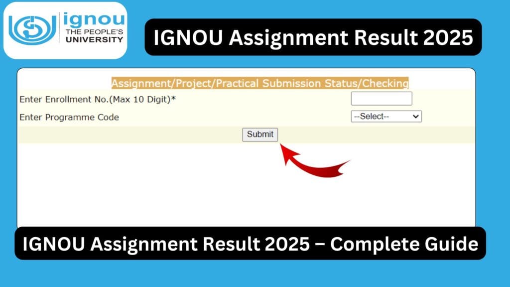 IGNOU Assignment Result 2025 – Complete Guide