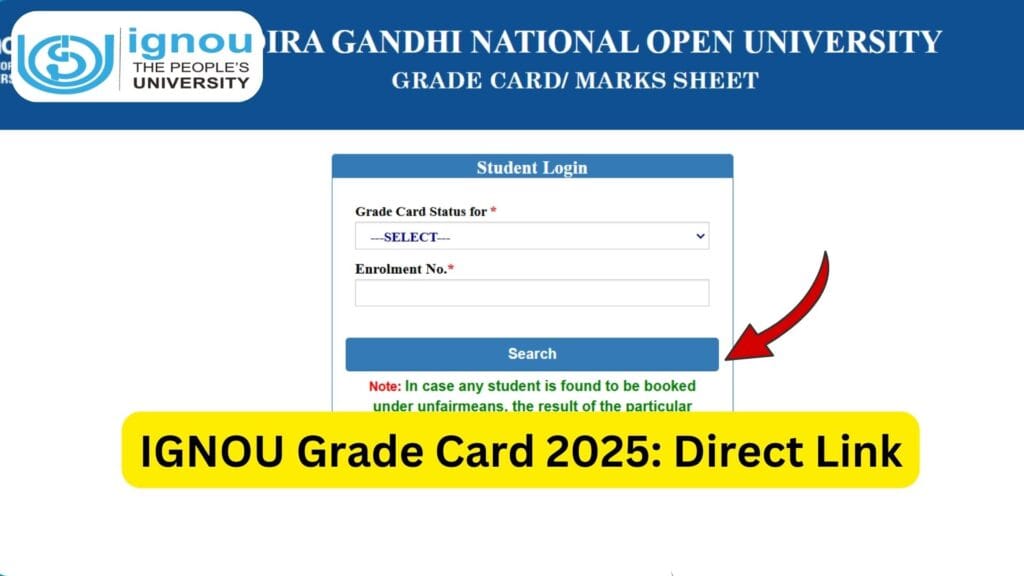 IGNOU Grade Card 2025: Complete Guide for Students 1 IGNOU Grade Card 2025: Complete Guide for Students