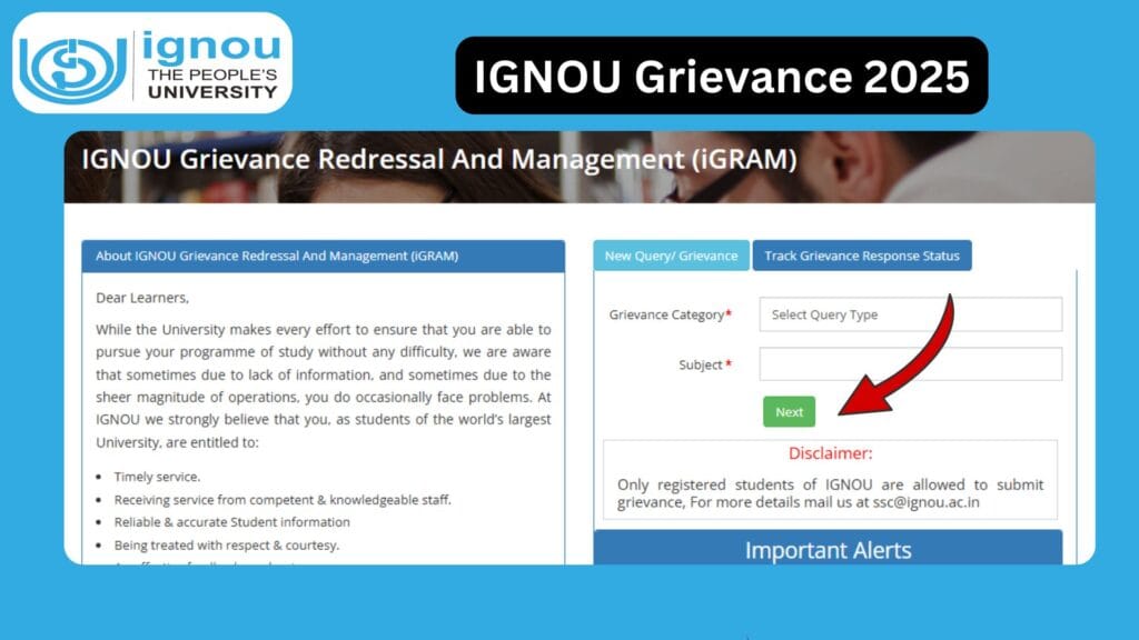 IGNOU Grievance 2025: Complete Guide for Students
