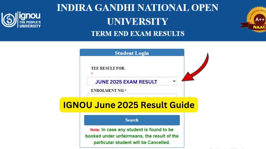 IGNOU June 2025 Result Guide – Everything You Need to Know