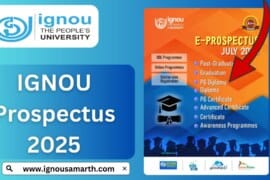 IGNOU Prospectus 2025 – Complete Guide & Download Information