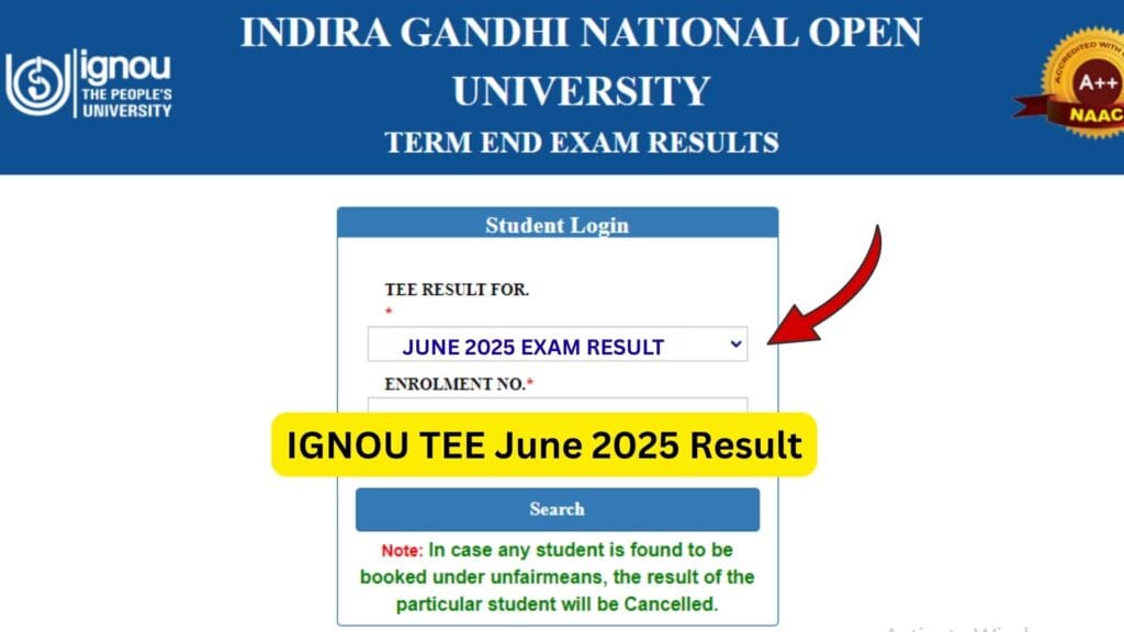 IGNOU TEE June 2025 Result: Complete Guide to Check, Download, and Understand Your Score