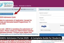 IGNOU Admission Portal 2025 – A Complete Guide for Students