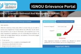 IGNOU Grievance Portal: Complete Guide for Students