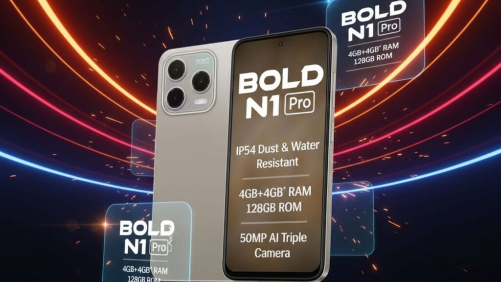 Lava Bold N1 Pro (Titanium Gold, 4GB RAM, 128GB Storage): Bold Design, Powerful Performance, and Indian Innovation